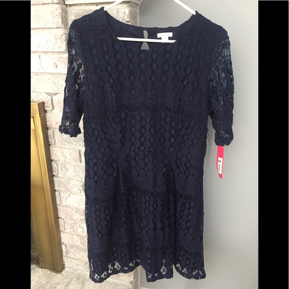 Navy blue Lace dress